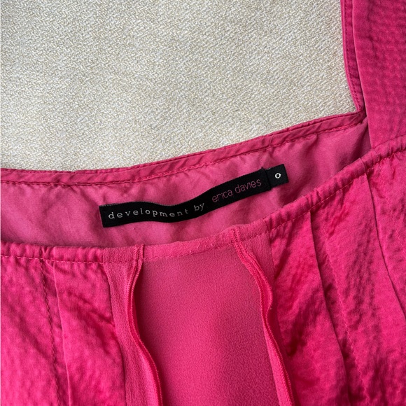 Silk Pink Dress, Size 0, Brand: Development by Erica Davies - Picture 5 of 6